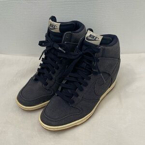 Nike Dunk Sky High Essential Denim Obsidian shoe